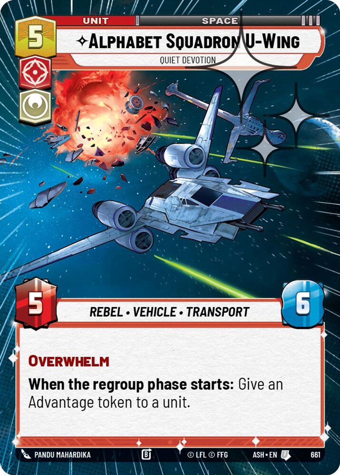 Alphabet Squadron U-Wing, Quiet Devotion — Ashes of the Empire 661