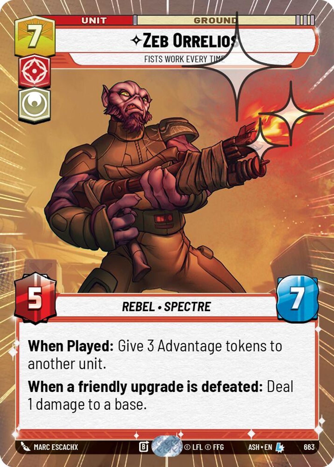 Zeb Orrelios, Fists Work Every Time — Ashes of the Empire 663