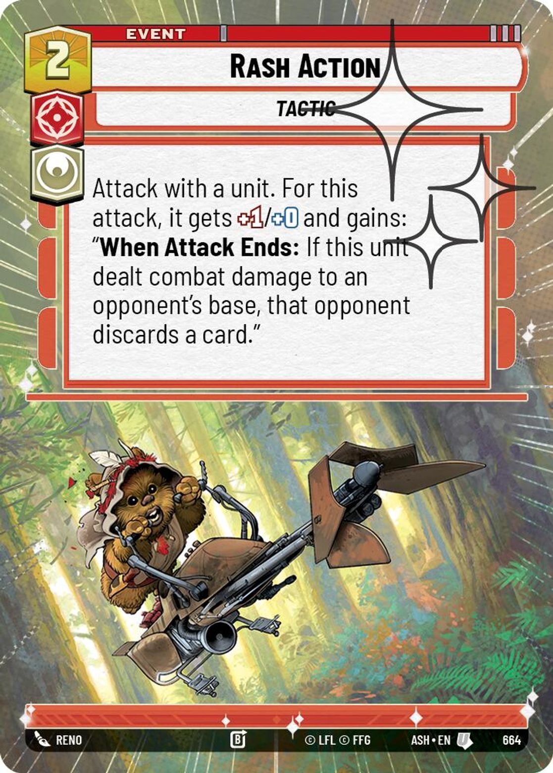 Rash Action — Ashes of the Empire 664