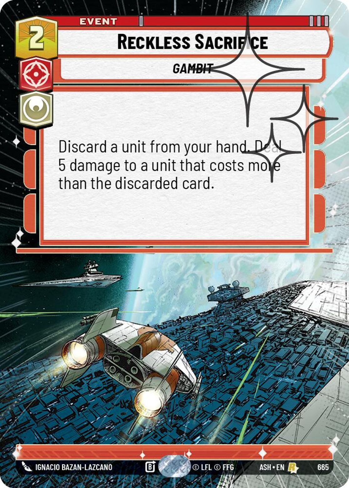 Reckless Sacrifice — Ashes of the Empire 665
