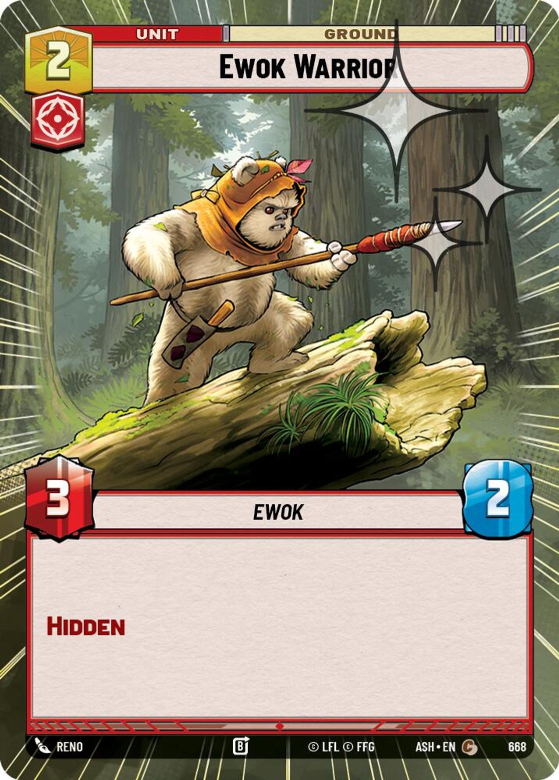 Ewok Warrior — Ashes of the Empire 668