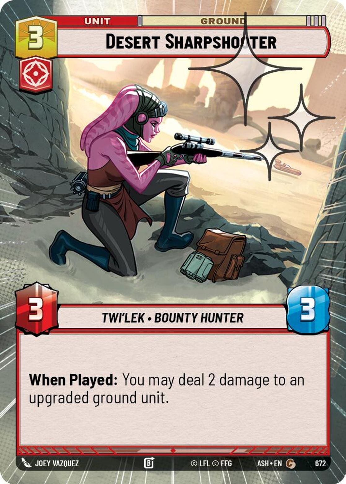 Desert Sharpshooter — Ashes of the Empire 672