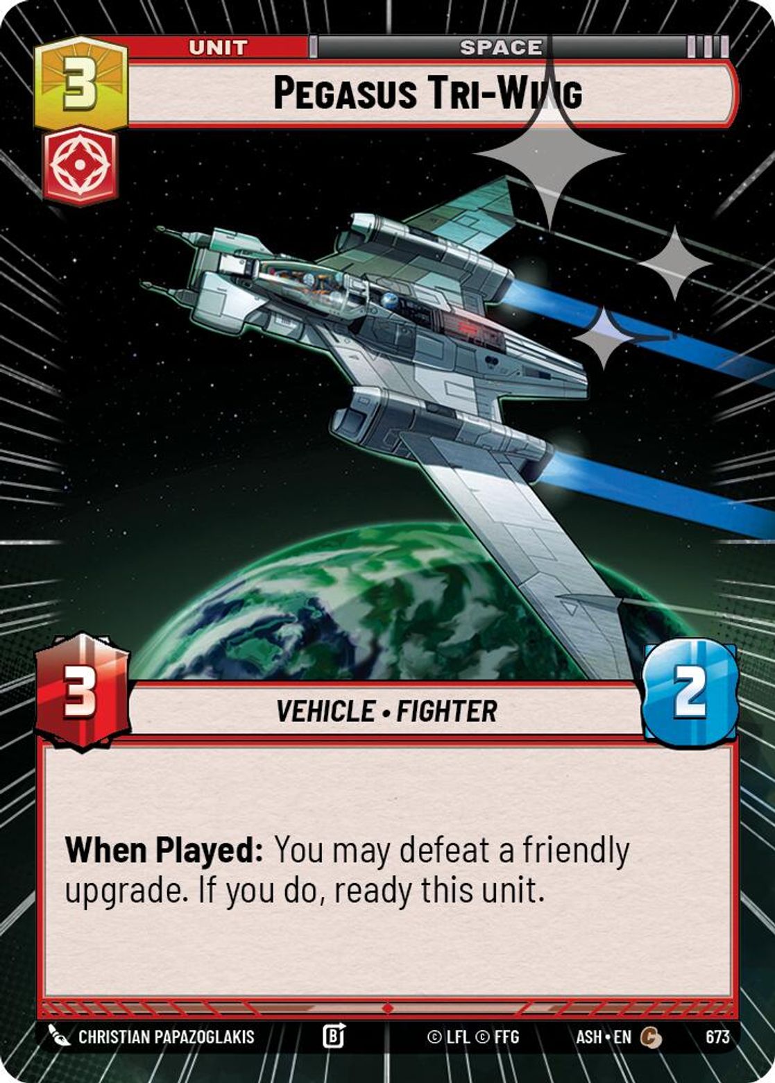 Pegasus Tri-Wing — Ashes of the Empire 673