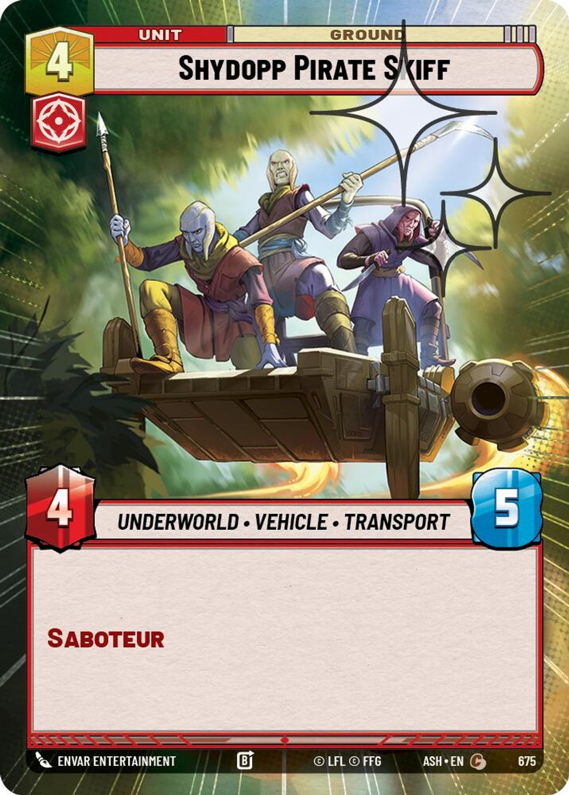 Shydopp Pirate Skiff — Ashes of the Empire 675