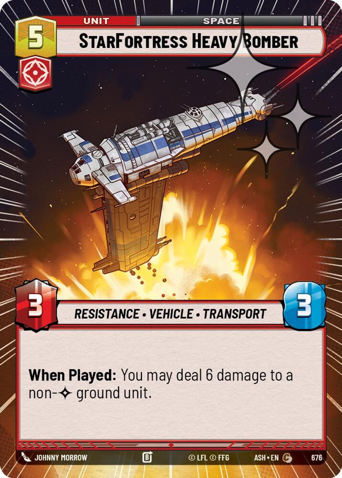 StarFortress Heavy Bomber — Ashes of the Empire 676