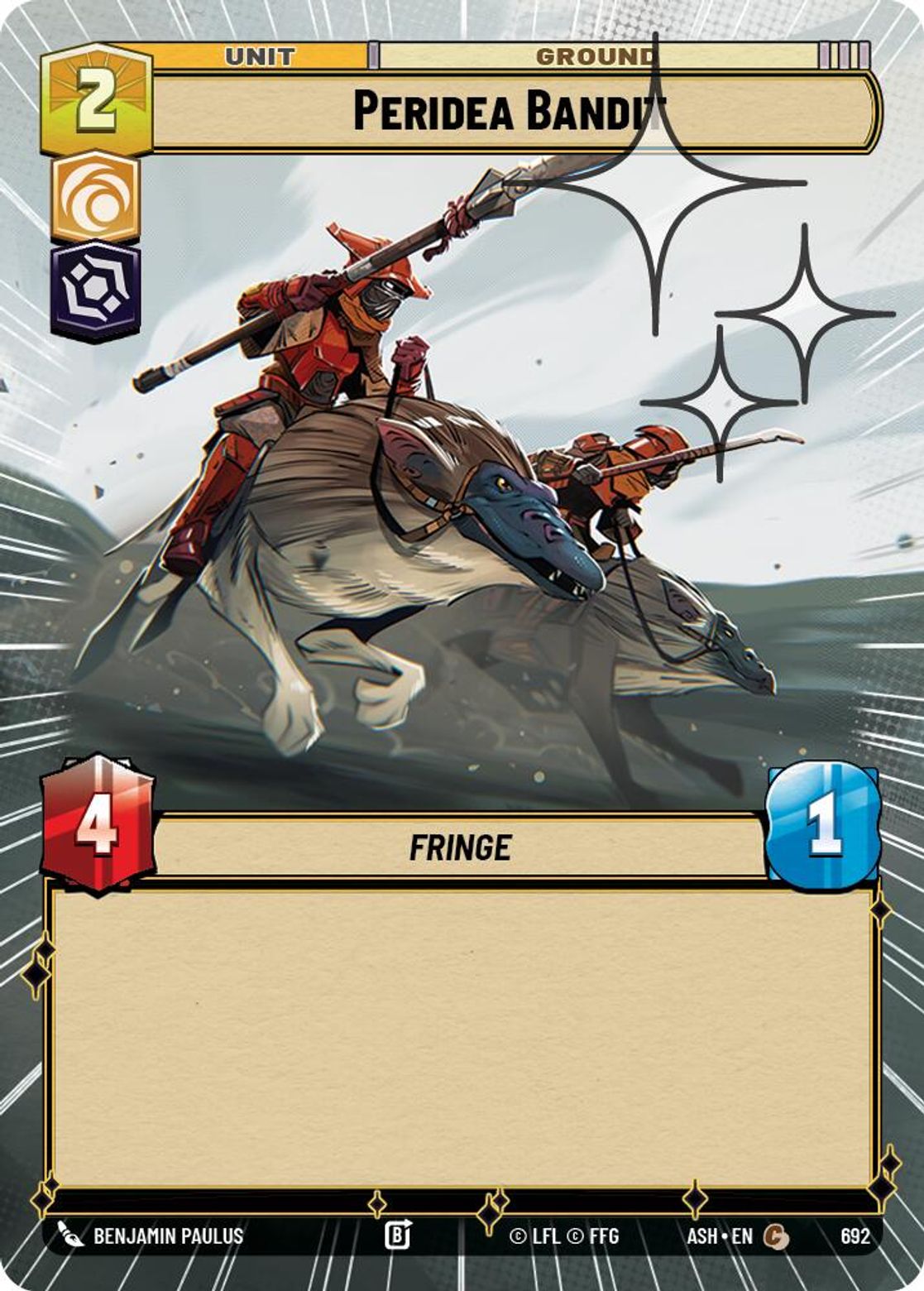 Peridea Bandit — Ashes of the Empire 692