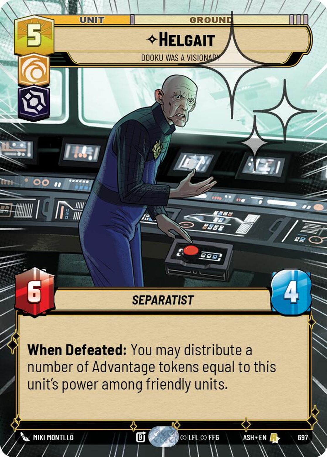 Helgait, Dooku was a Visionary — Ashes of the Empire 697