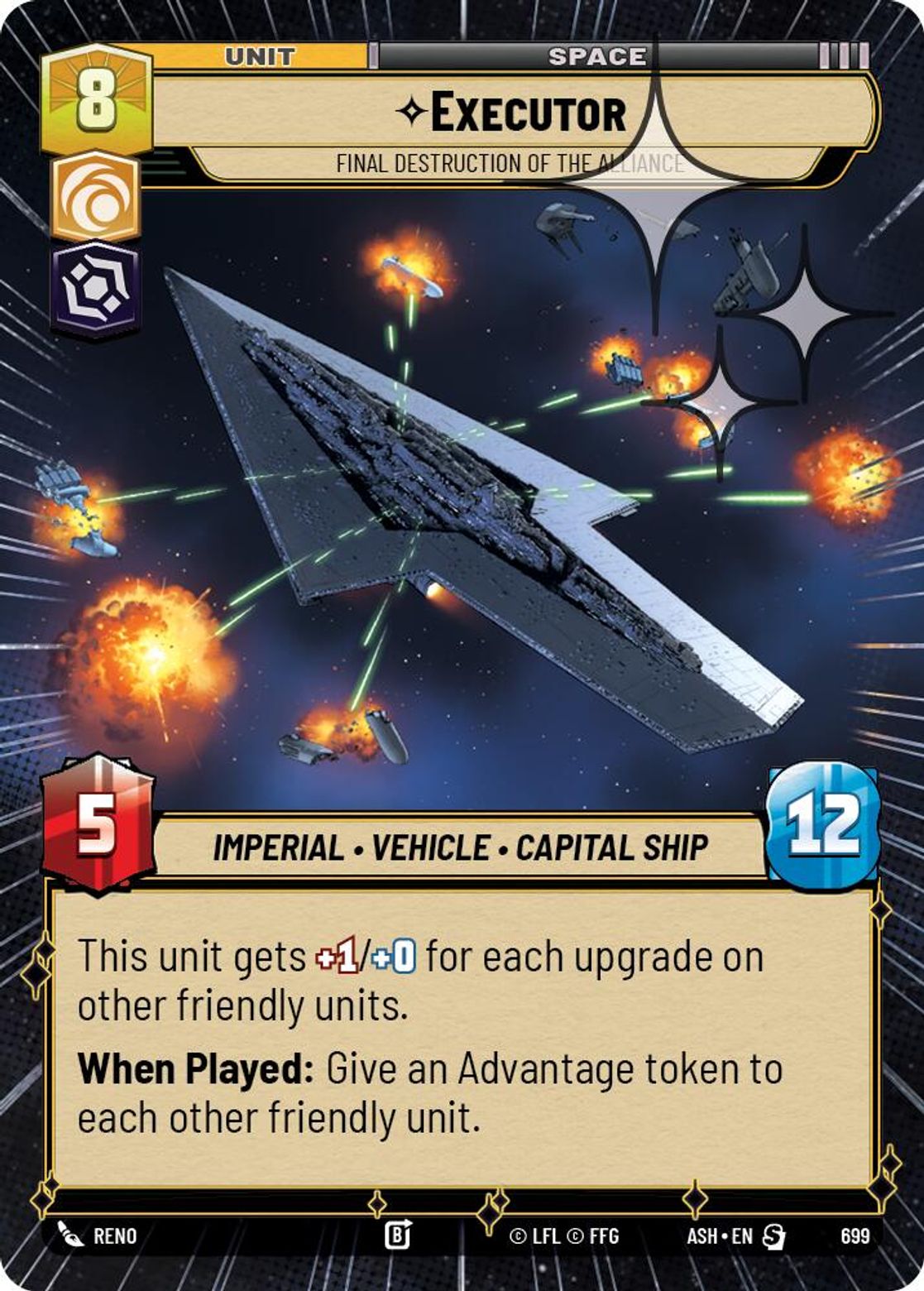 Executor, Final Destruction of the Alliance — Ashes of the Empire 699