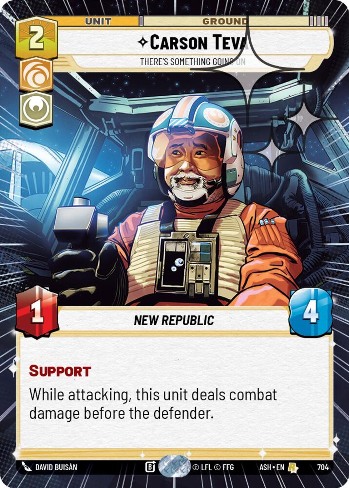 Carson Teva, There's Something Going On — Ashes of the Empire 704