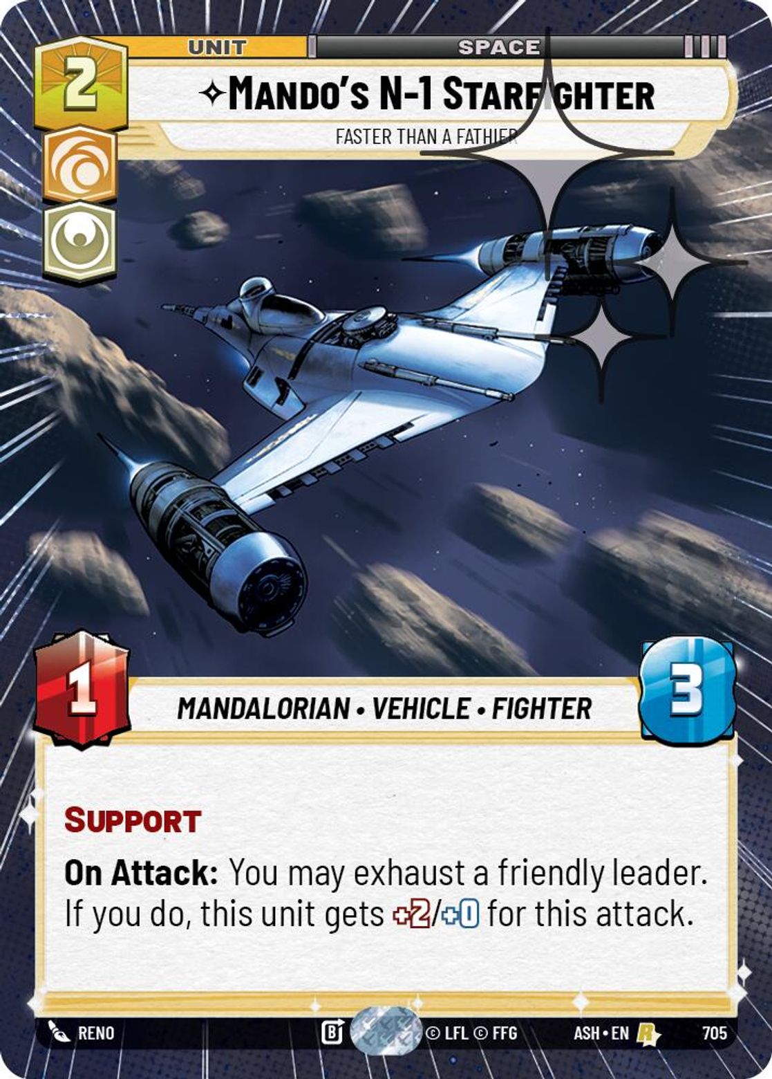 Mando's N-1 Starfighter, Faster than a Fathier — Ashes of the Empire 705