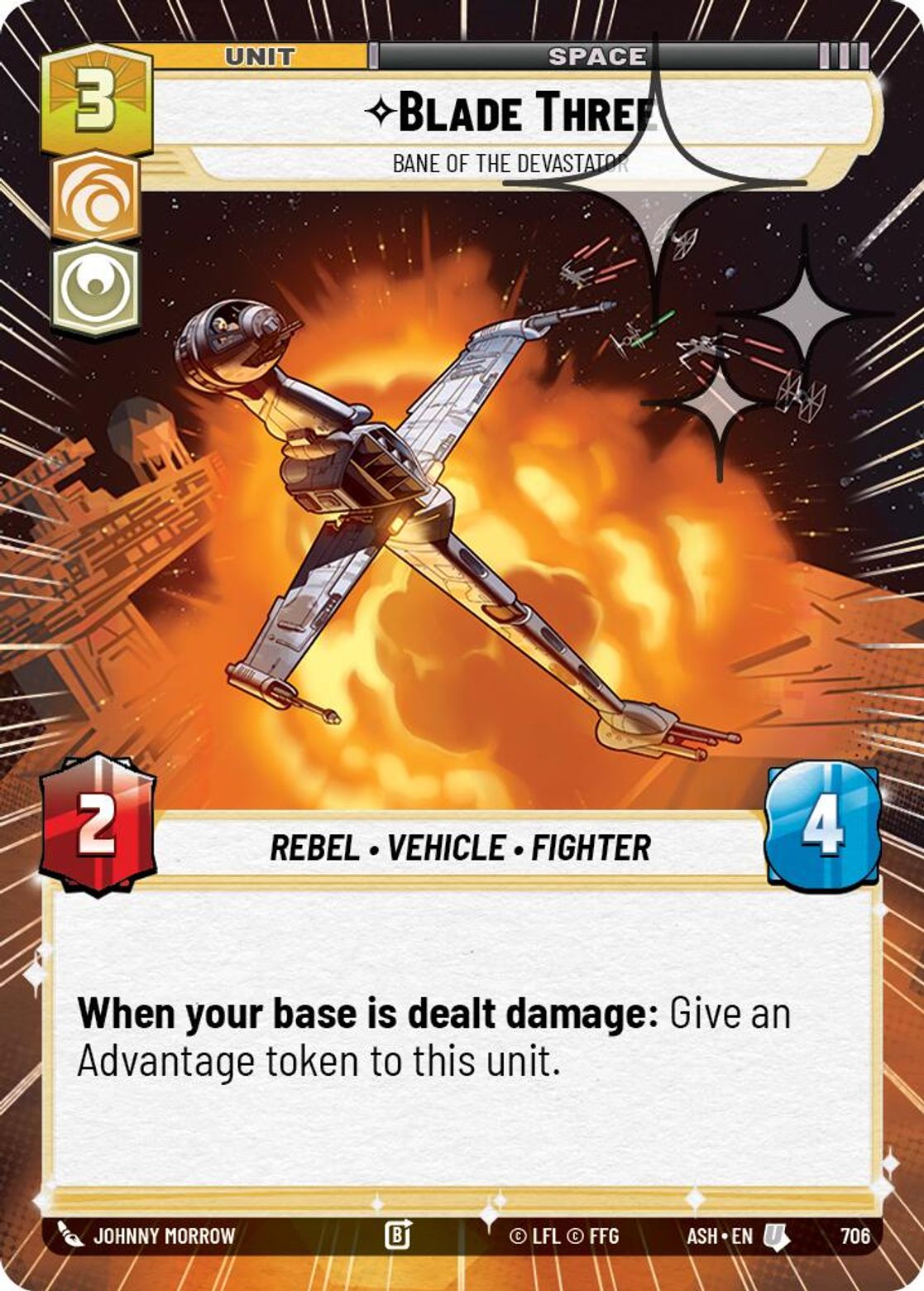 Blade Three, Bane of the Devastator — Ashes of the Empire 706