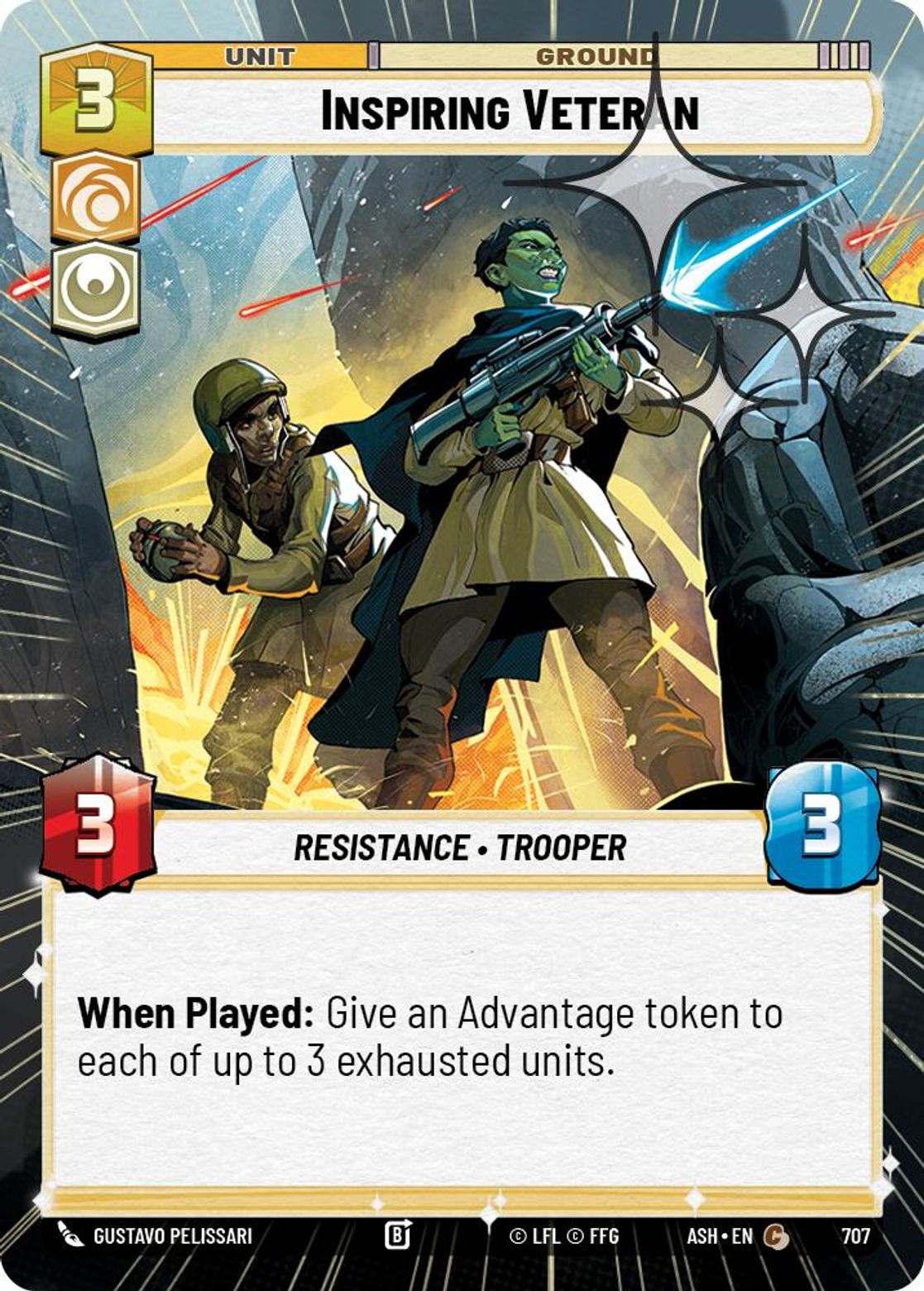 Inspiring Veteran — Ashes of the Empire 707