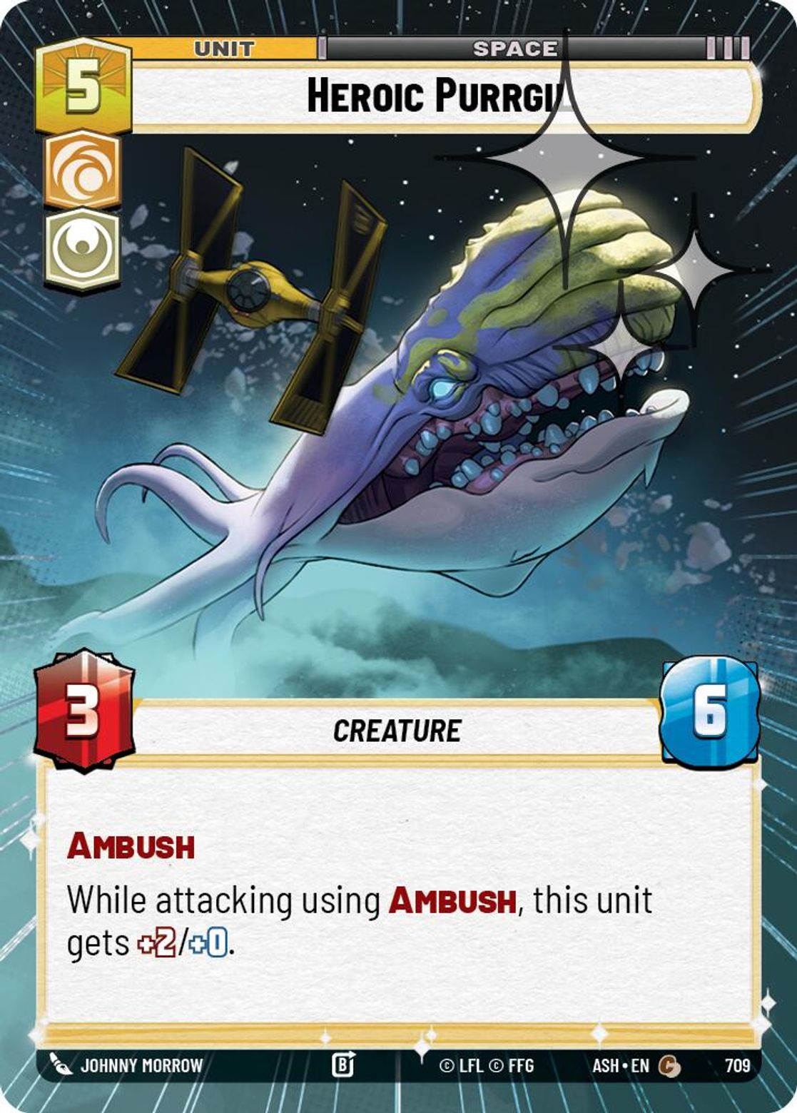 Heroic Purrgil — Ashes of the Empire 709