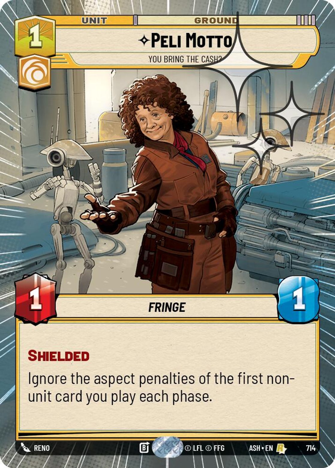 Peli Motto, You Bring the Cash? — Ashes of the Empire 714