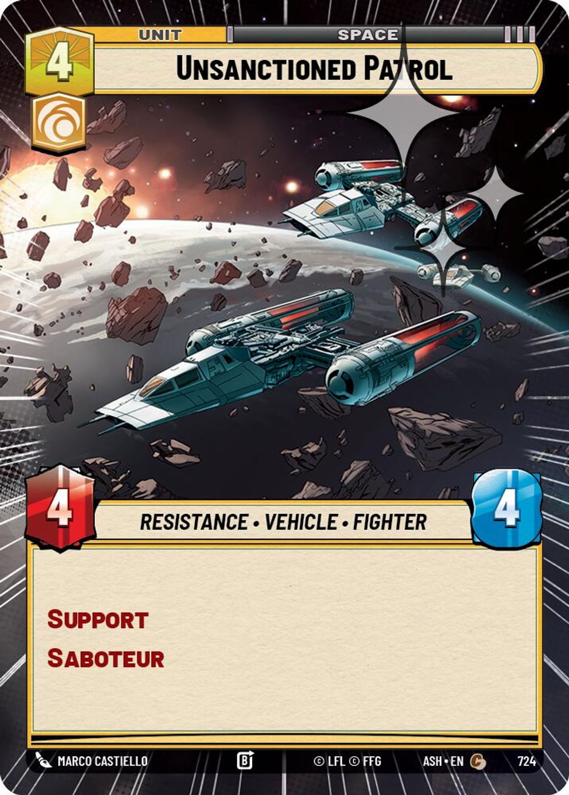 Unsanctioned Patrol — Ashes of the Empire 724