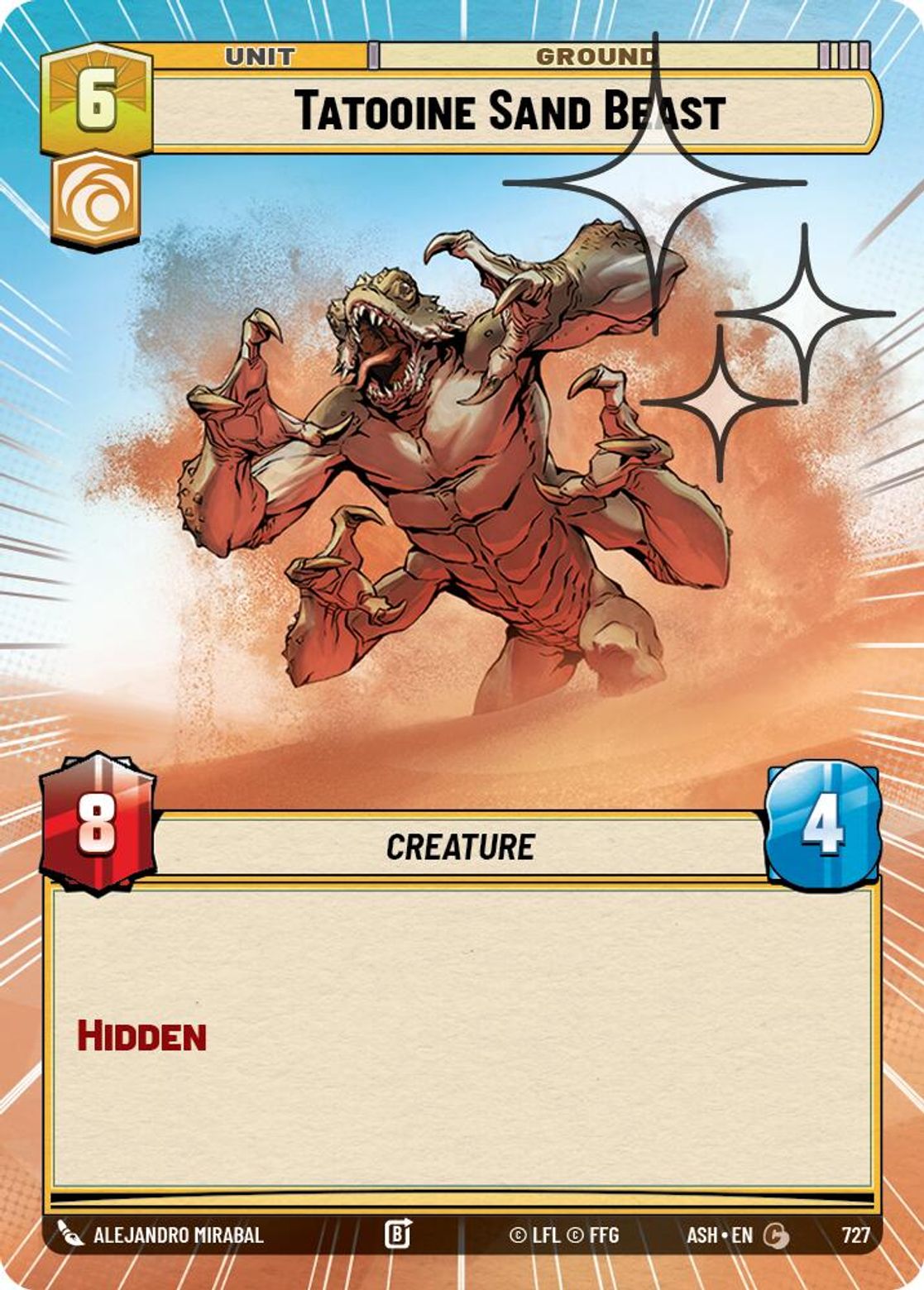 Tatooine Sand Beast — Ashes of the Empire 727