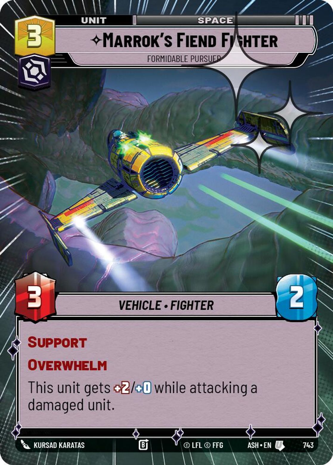 Marrok's Fiend Fighter, Formidable Pursuer — Ashes of the Empire 743