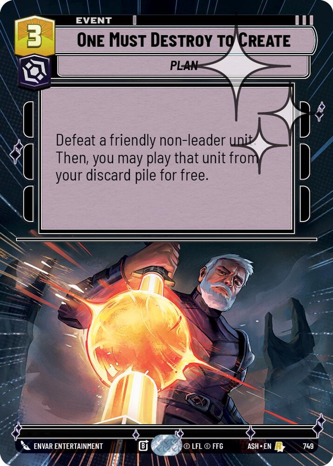 One Must Destroy to Create — Ashes of the Empire 749