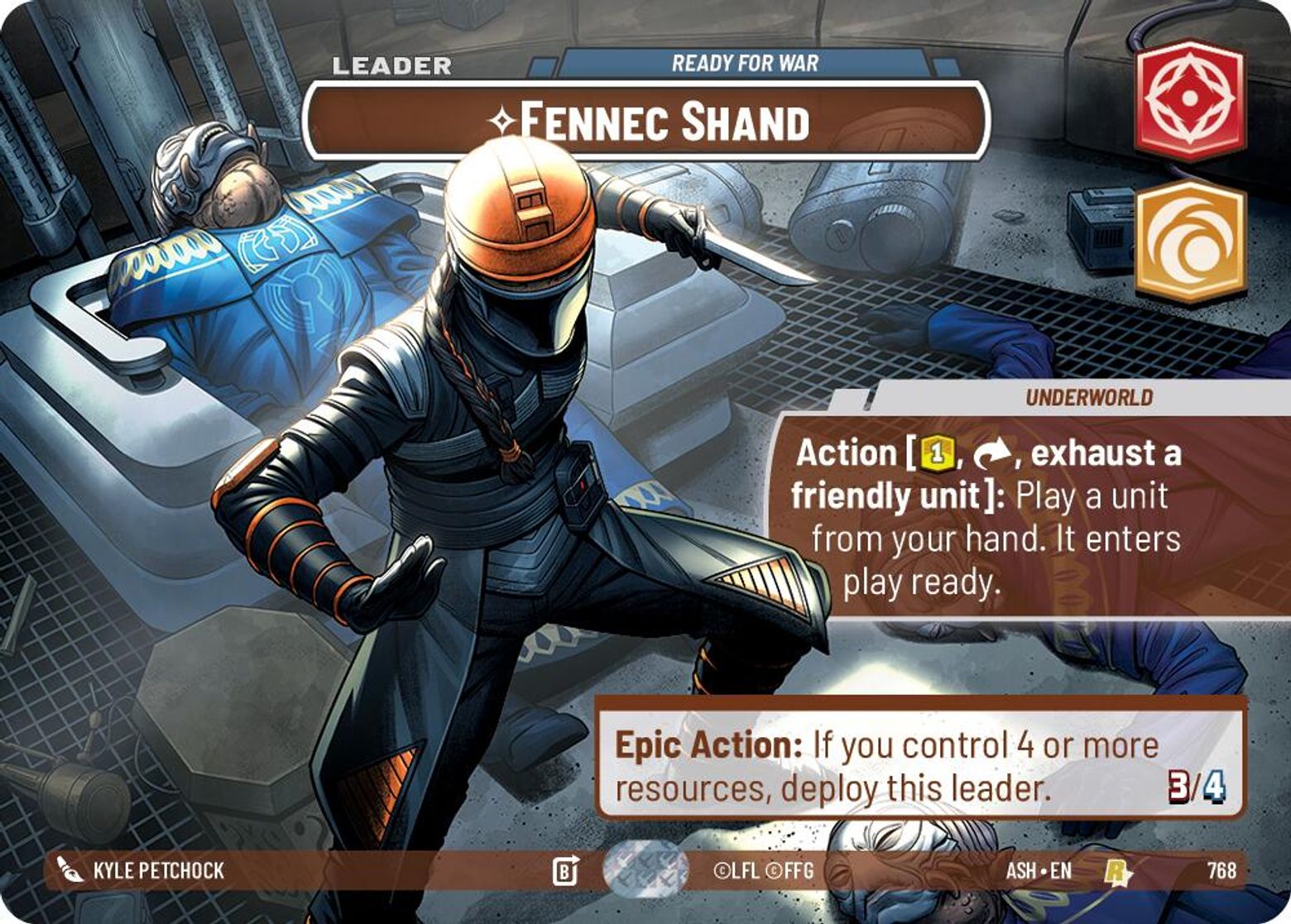 Fennec Shand, Ready for War — Ashes of the Empire 768