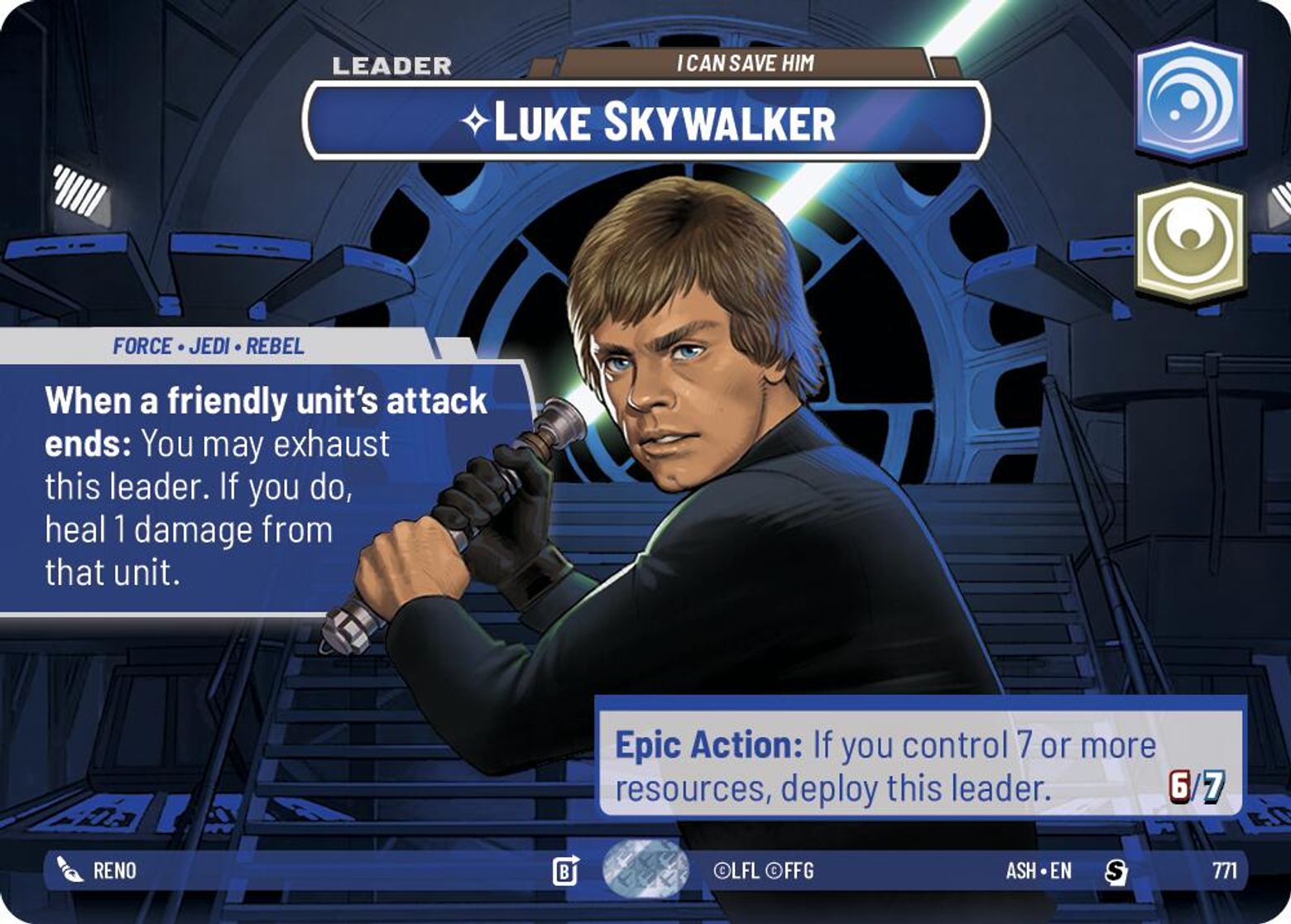 Luke Skywalker, I Can Save Him — Ashes of the Empire 771