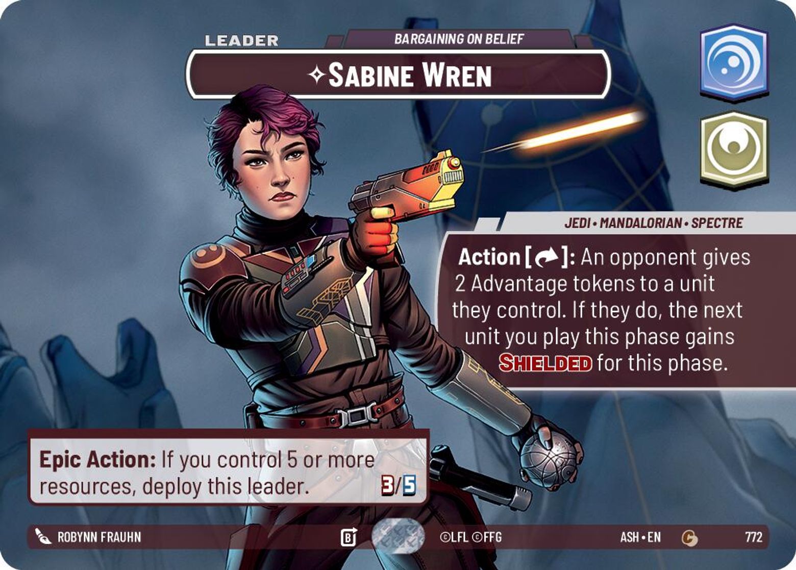 Sabine Wren, Bargaining on Belief — Ashes of the Empire 772