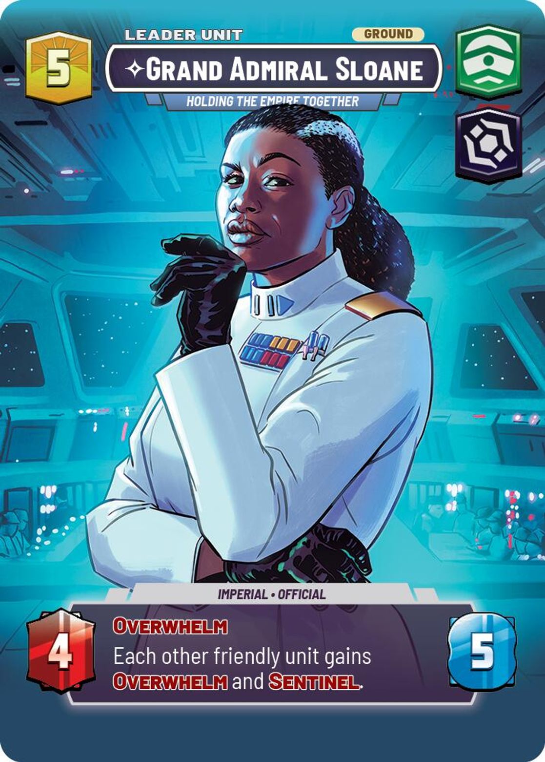 Grand Admiral Sloane, Holding the Empire Together (verso)