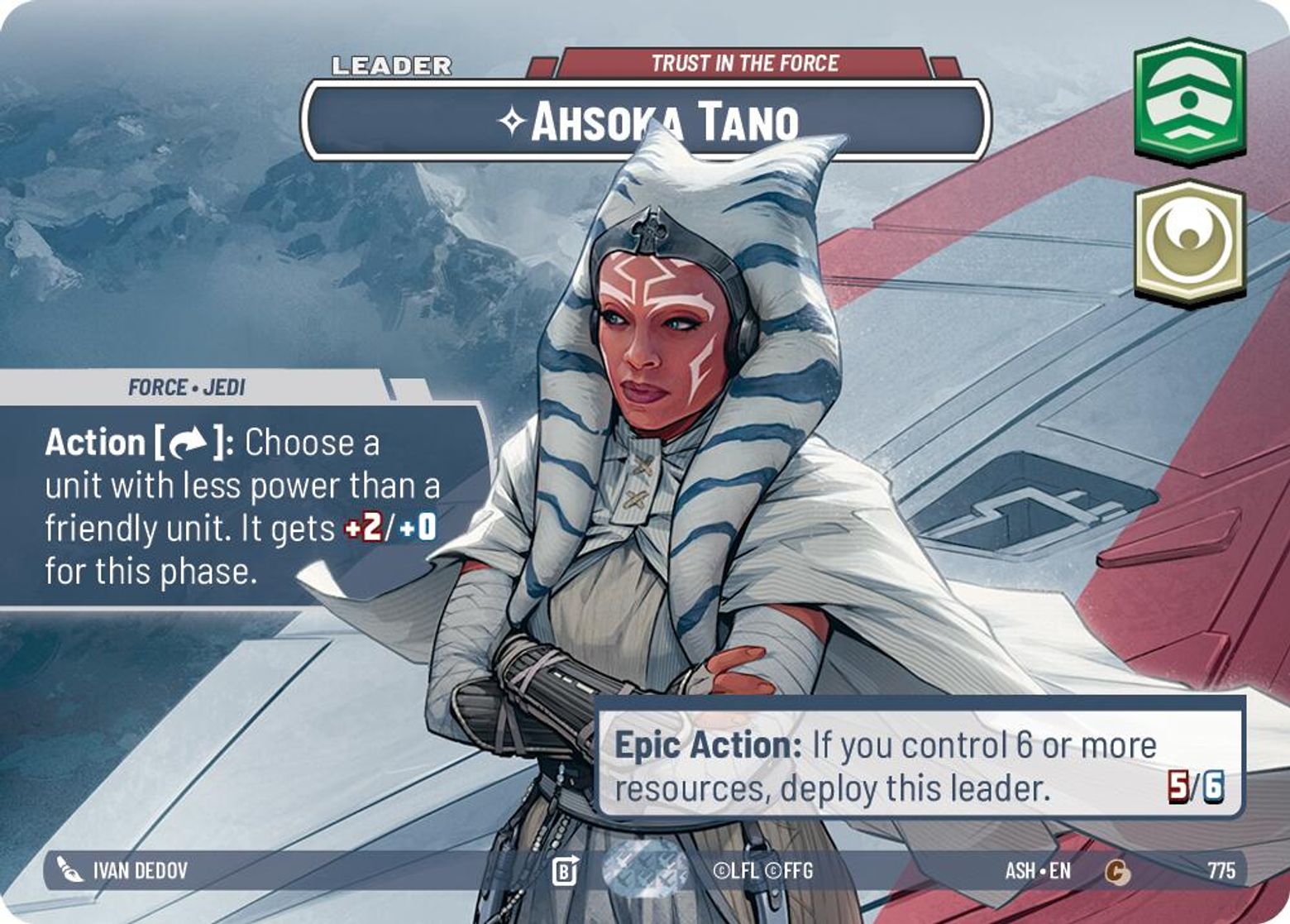 Ahsoka Tano, Trust in the Force — Ashes of the Empire 775