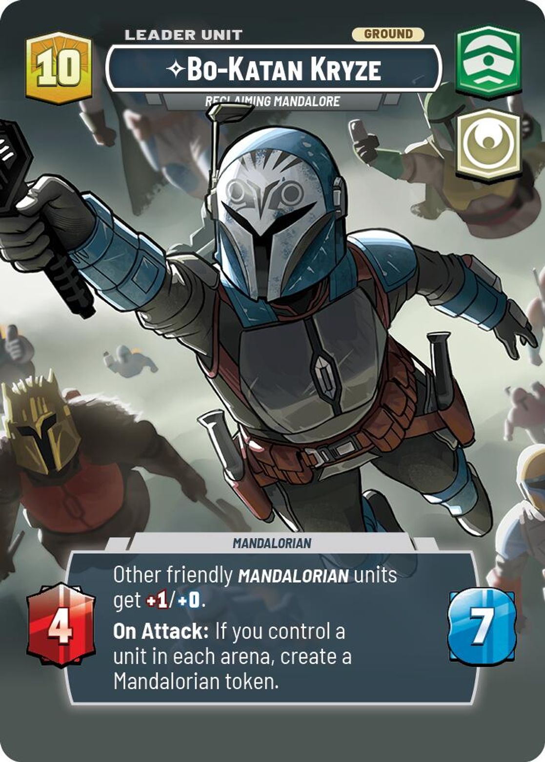 Bo-Katan Kryze, Reclaiming Mandalore (verso)
