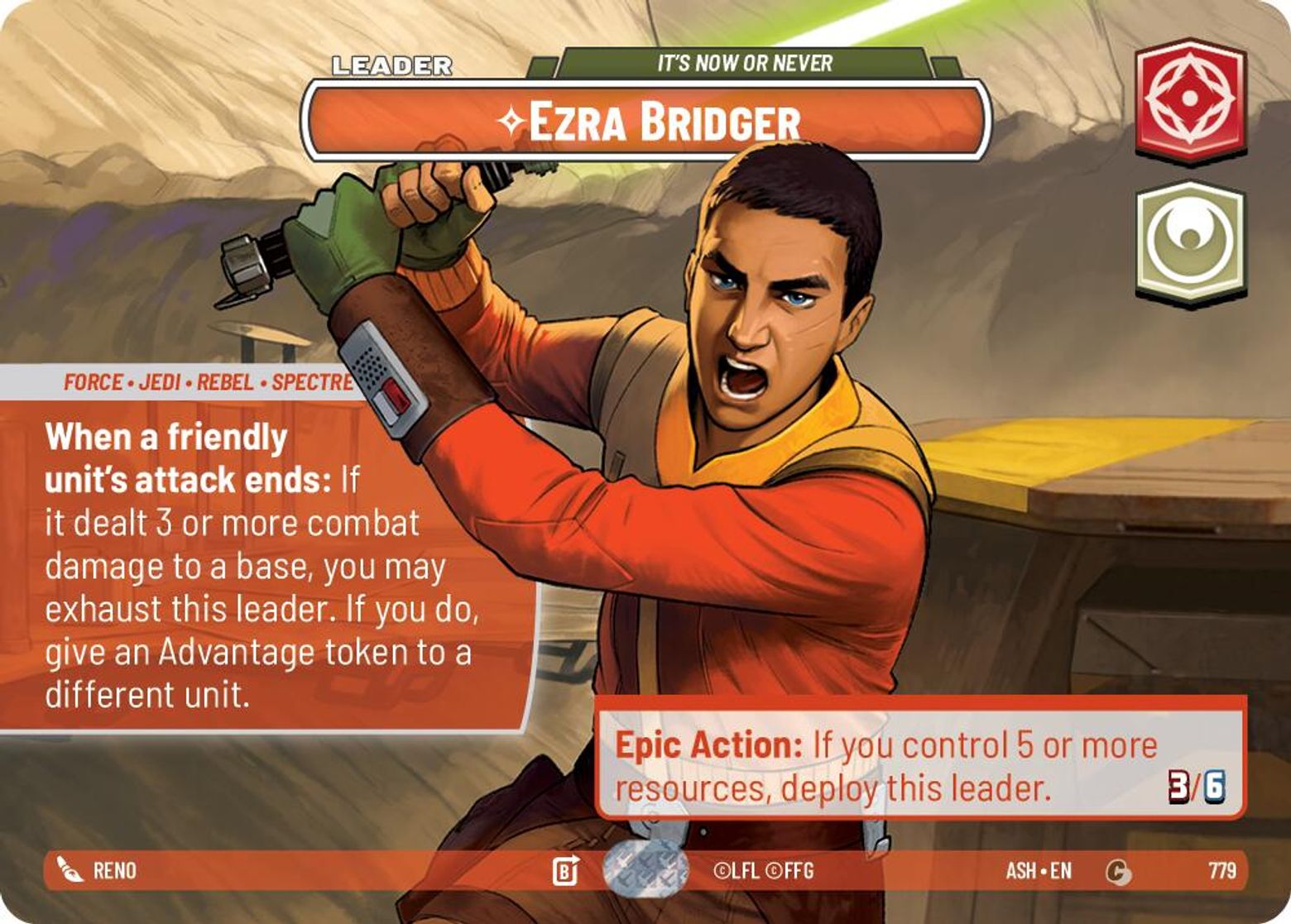 Ezra Bridger, It's Now or Never — Ashes of the Empire 779