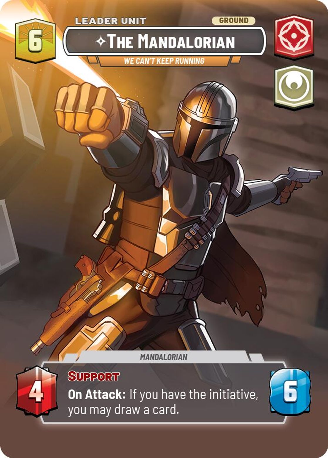 The Mandalorian, We Can't Keep Running (verso)