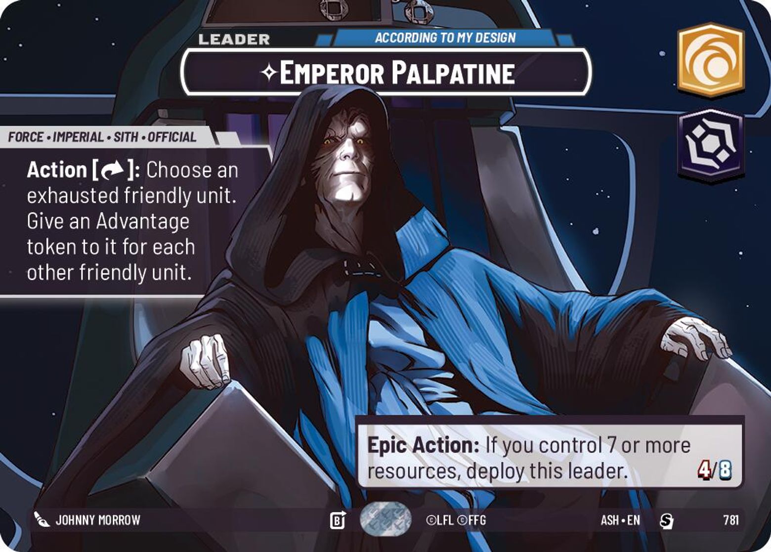 Emperor Palpatine, According to My Design — Ashes of the Empire 781