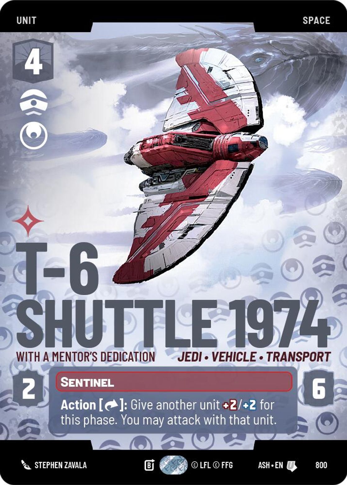 T-6 Shuttle 1974, With a Mentor's Dedication — Ashes of the Empire 800
