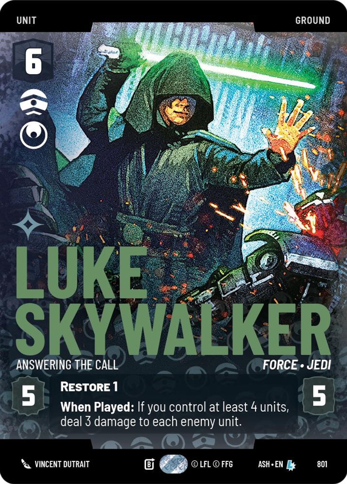 Luke Skywalker, Answering the Call — Ashes of the Empire 801