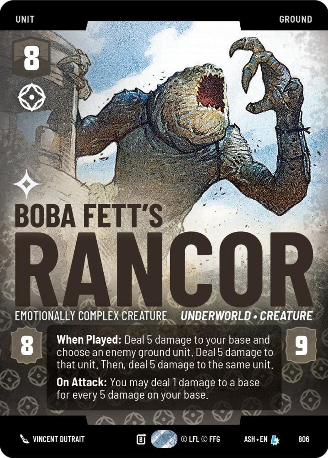 Boba Fett's Rancor, Emotionally Complex Creature — Ashes of the Empire 806