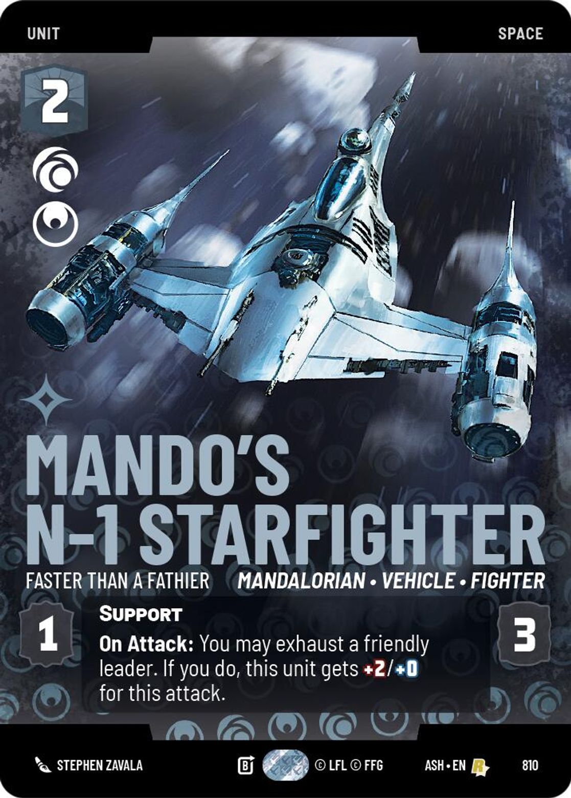 Mando's N-1 Starfighter, Faster than a Fathier — Ashes of the Empire 810