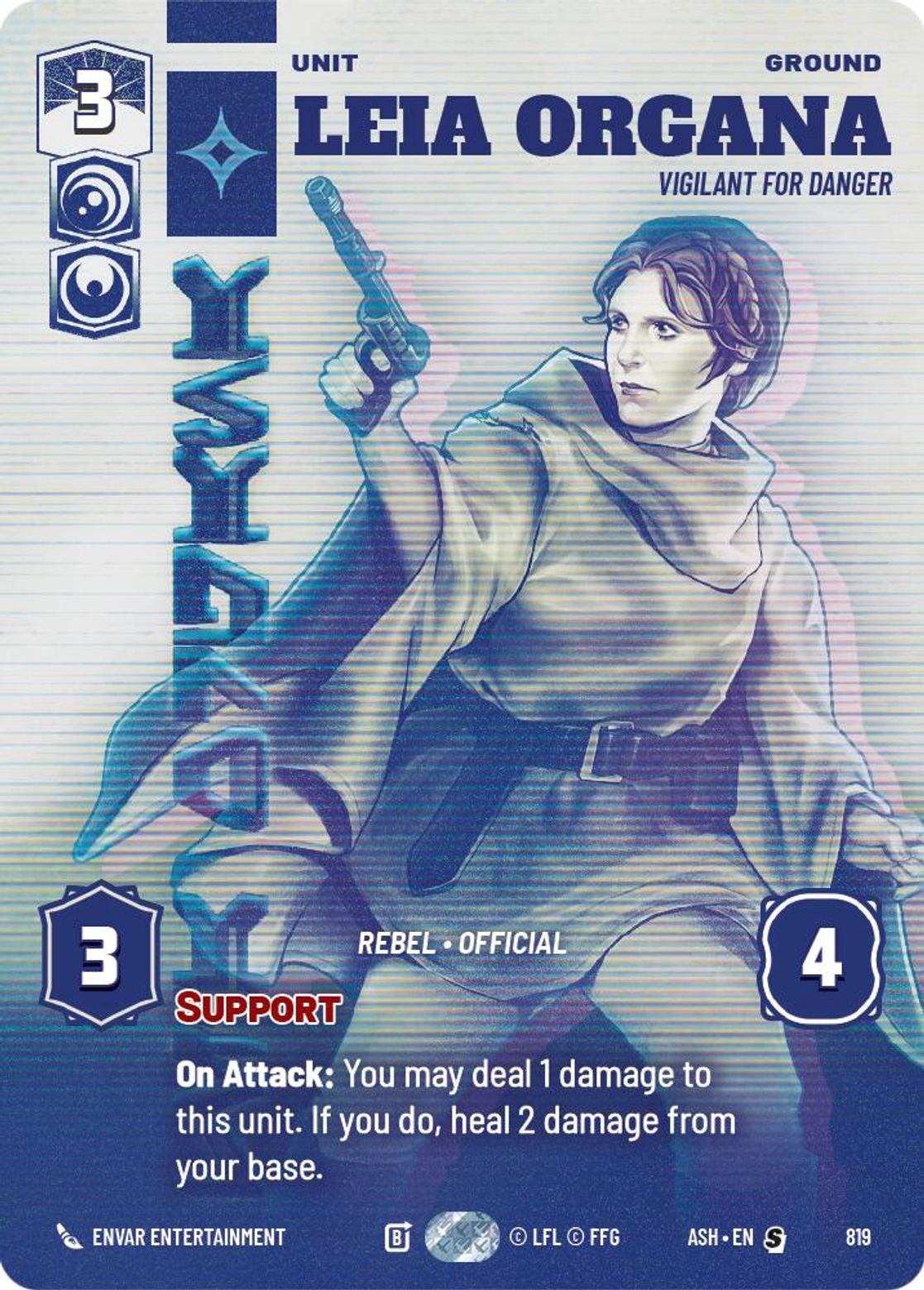 Leia Organa, Vigilant for Danger — Ashes of the Empire 819