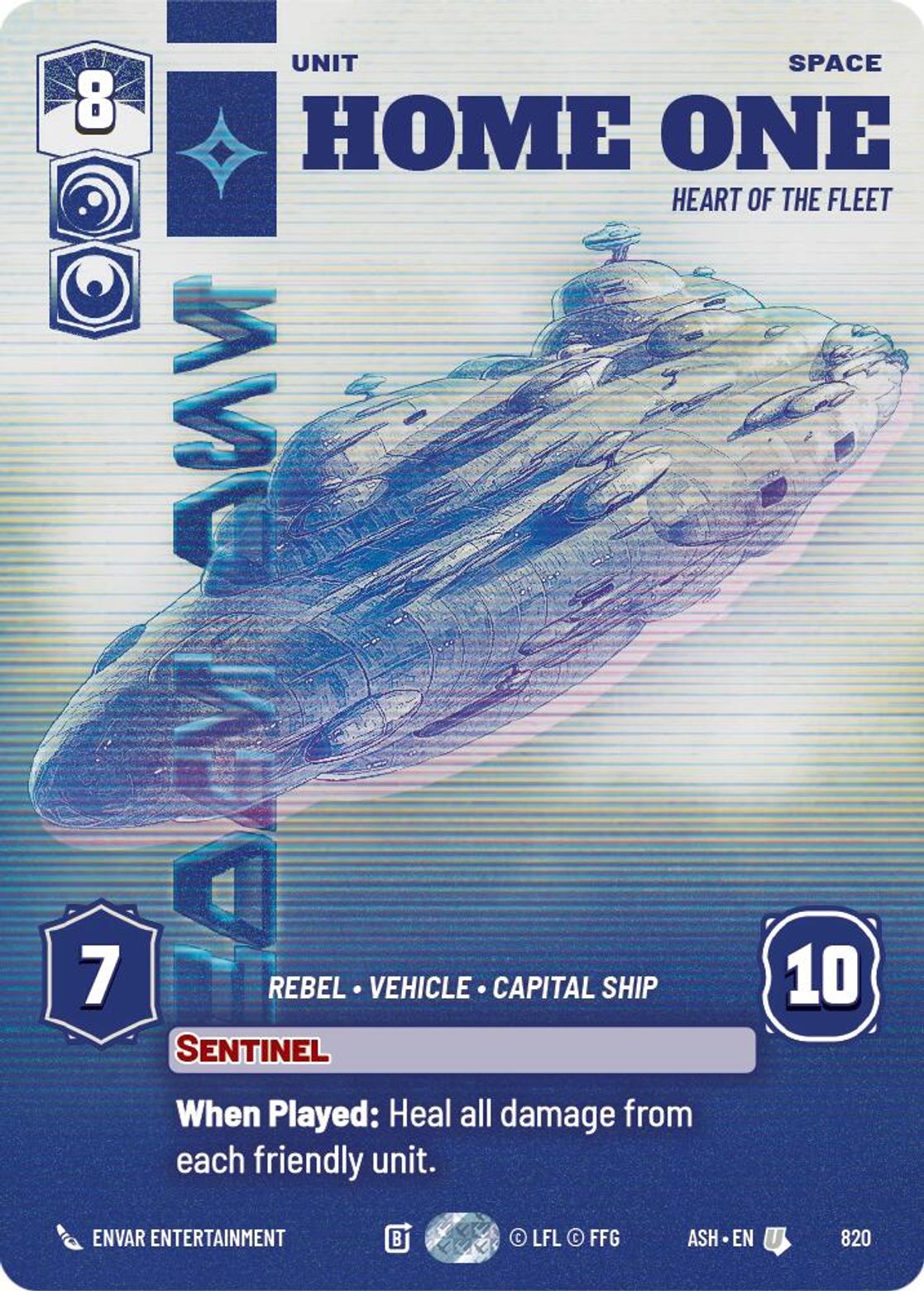Home One, Heart of the Fleet — Ashes of the Empire 820