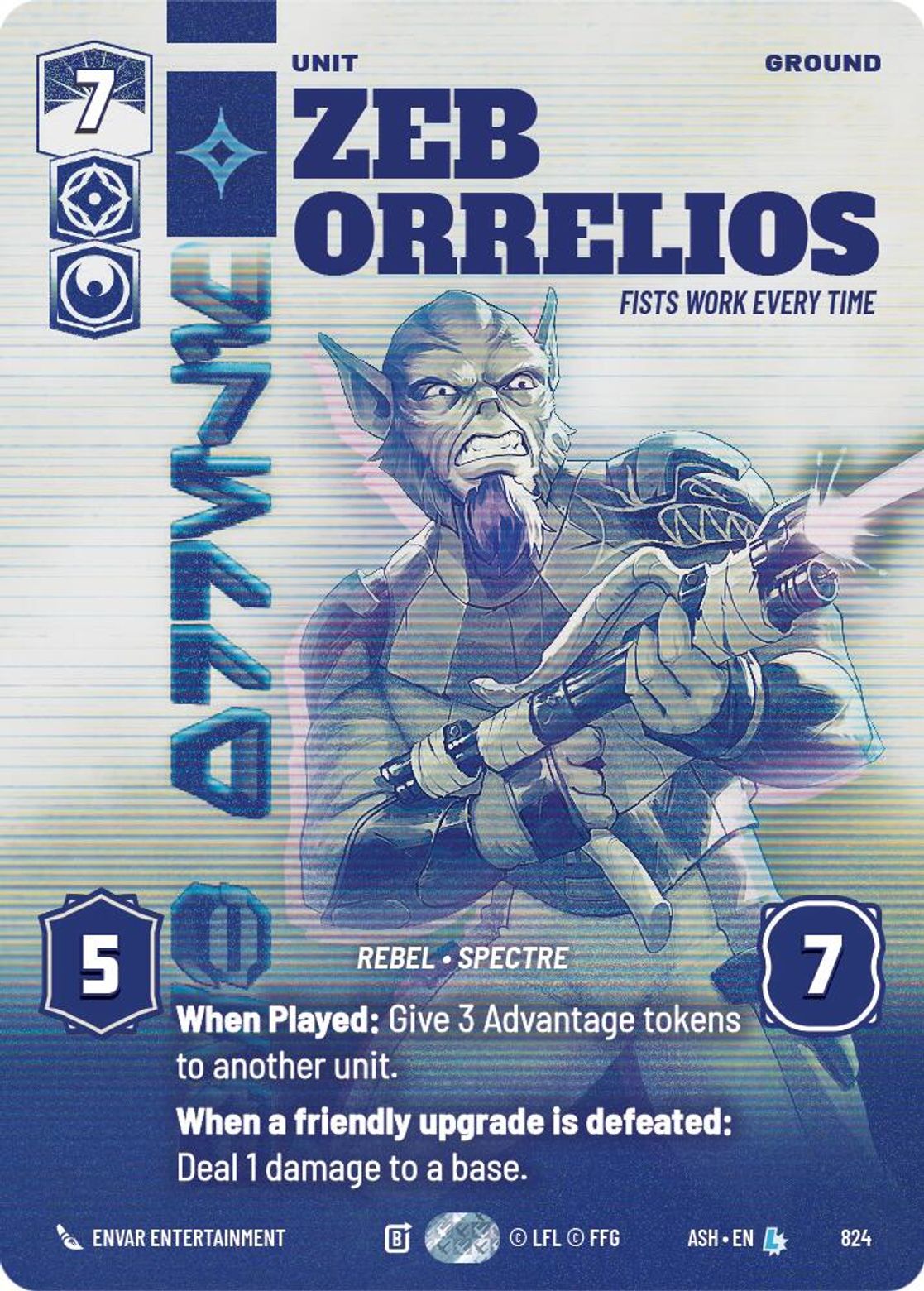Zeb Orrelios, Fists Work Every Time — Ashes of the Empire 824