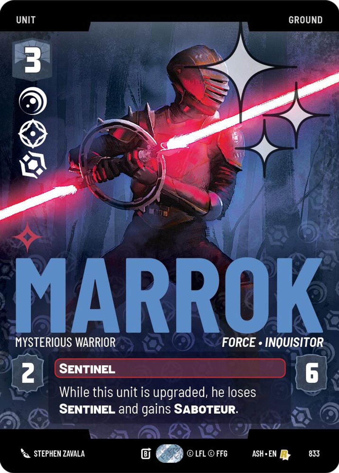 Marrok, Mysterious Warrior — Ashes of the Empire 833