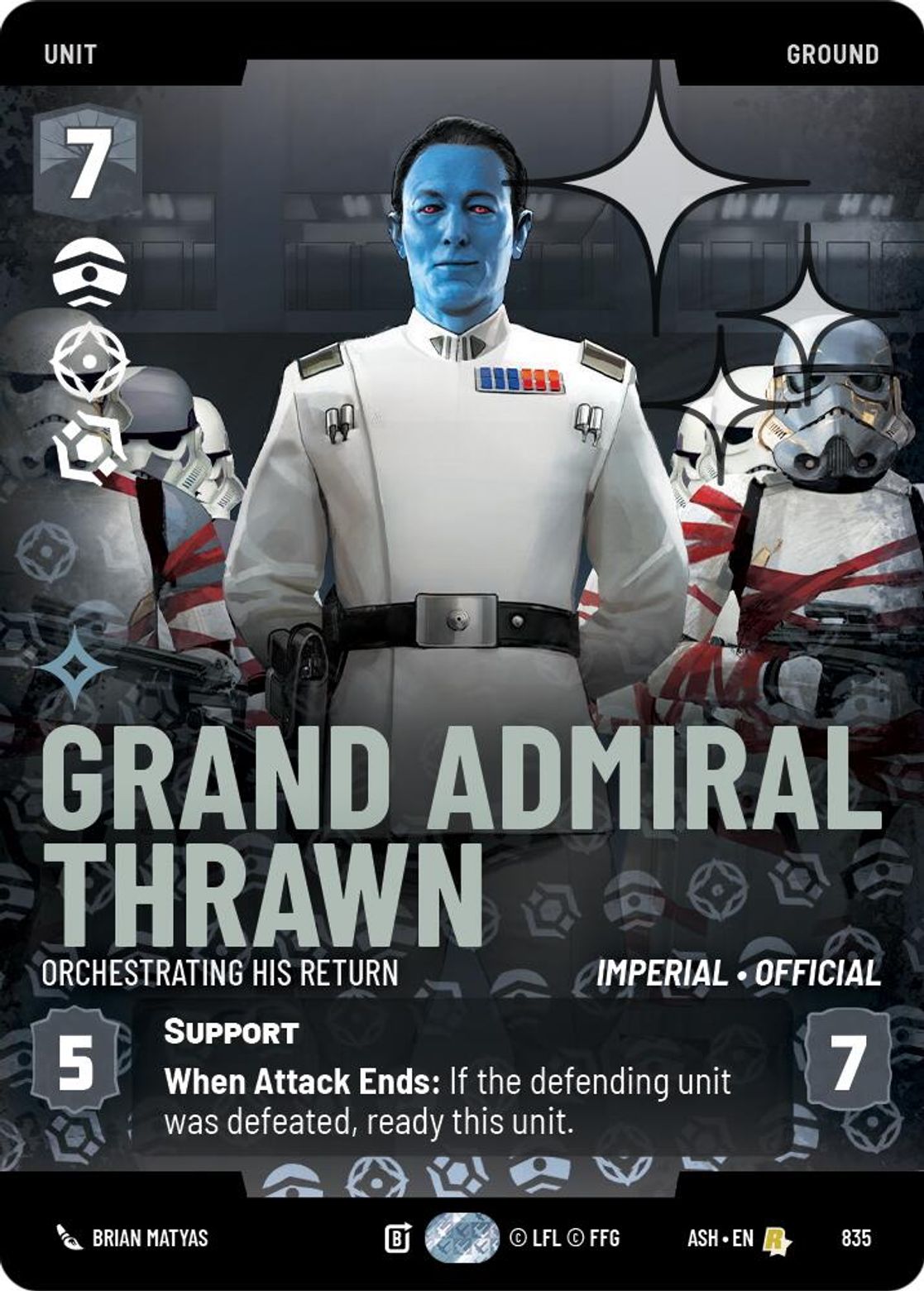Grand Admiral Thrawn, Orchestrating His Return — Ashes of the Empire 835