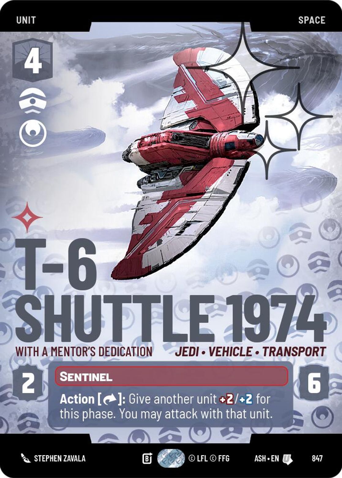 T-6 Shuttle 1974, With a Mentor's Dedication — Ashes of the Empire 847
