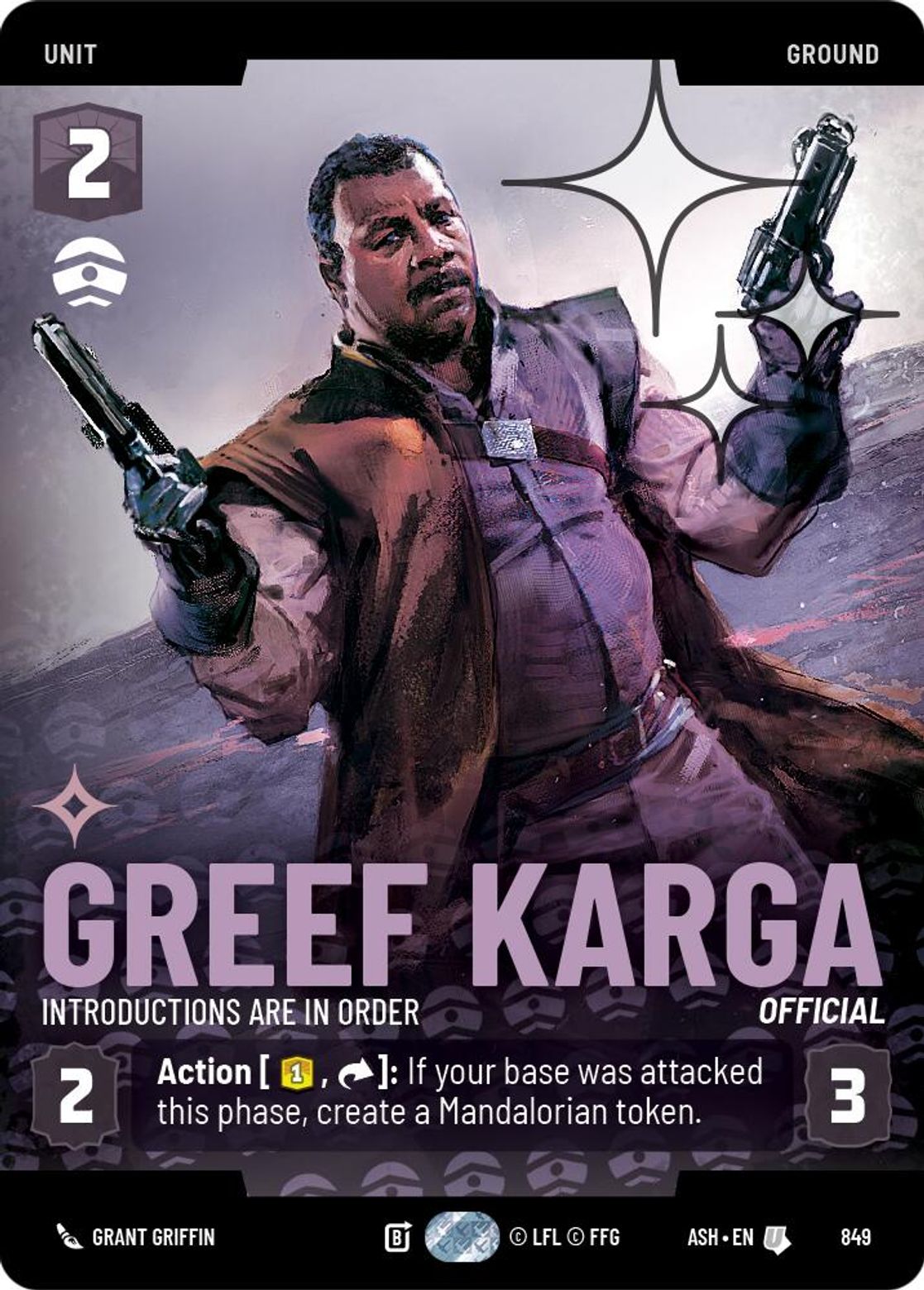 Greef Karga, Introductions are in Order — Ashes of the Empire 849