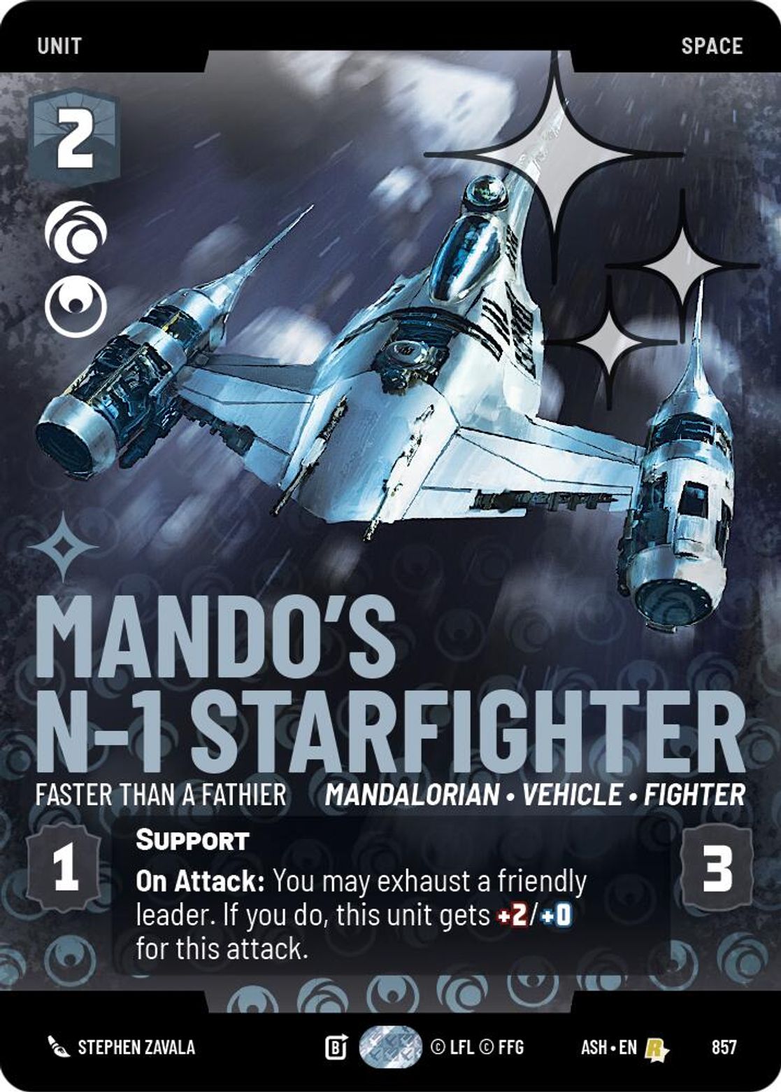 Mando's N-1 Starfighter, Faster than a Fathier — Ashes of the Empire 857