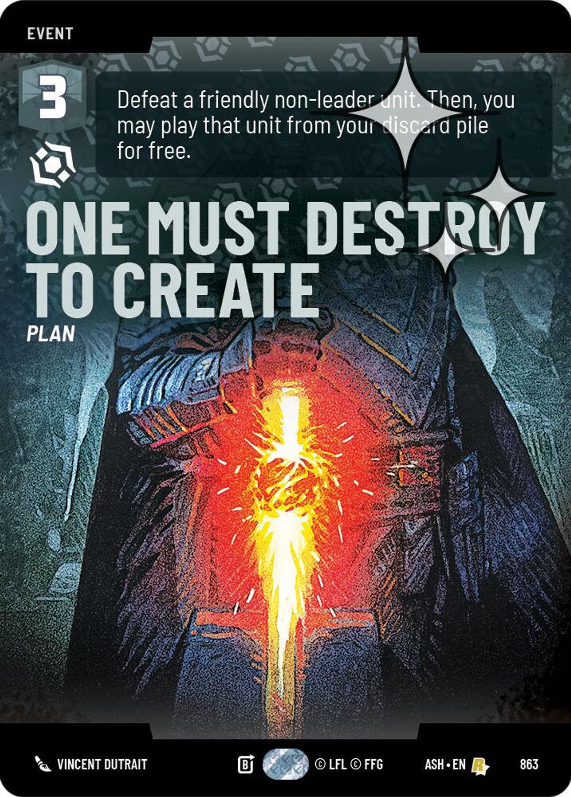 One Must Destroy to Create — Ashes of the Empire 863