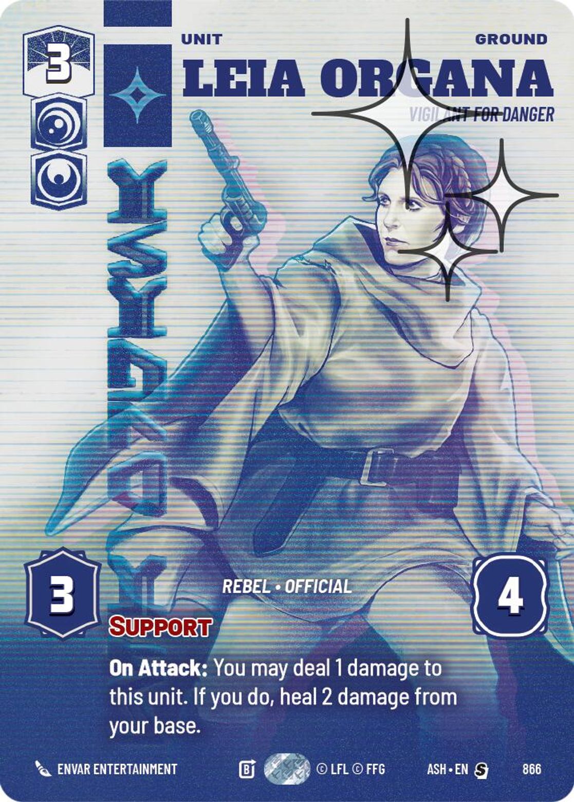 Leia Organa, Vigilant for Danger — Ashes of the Empire 866