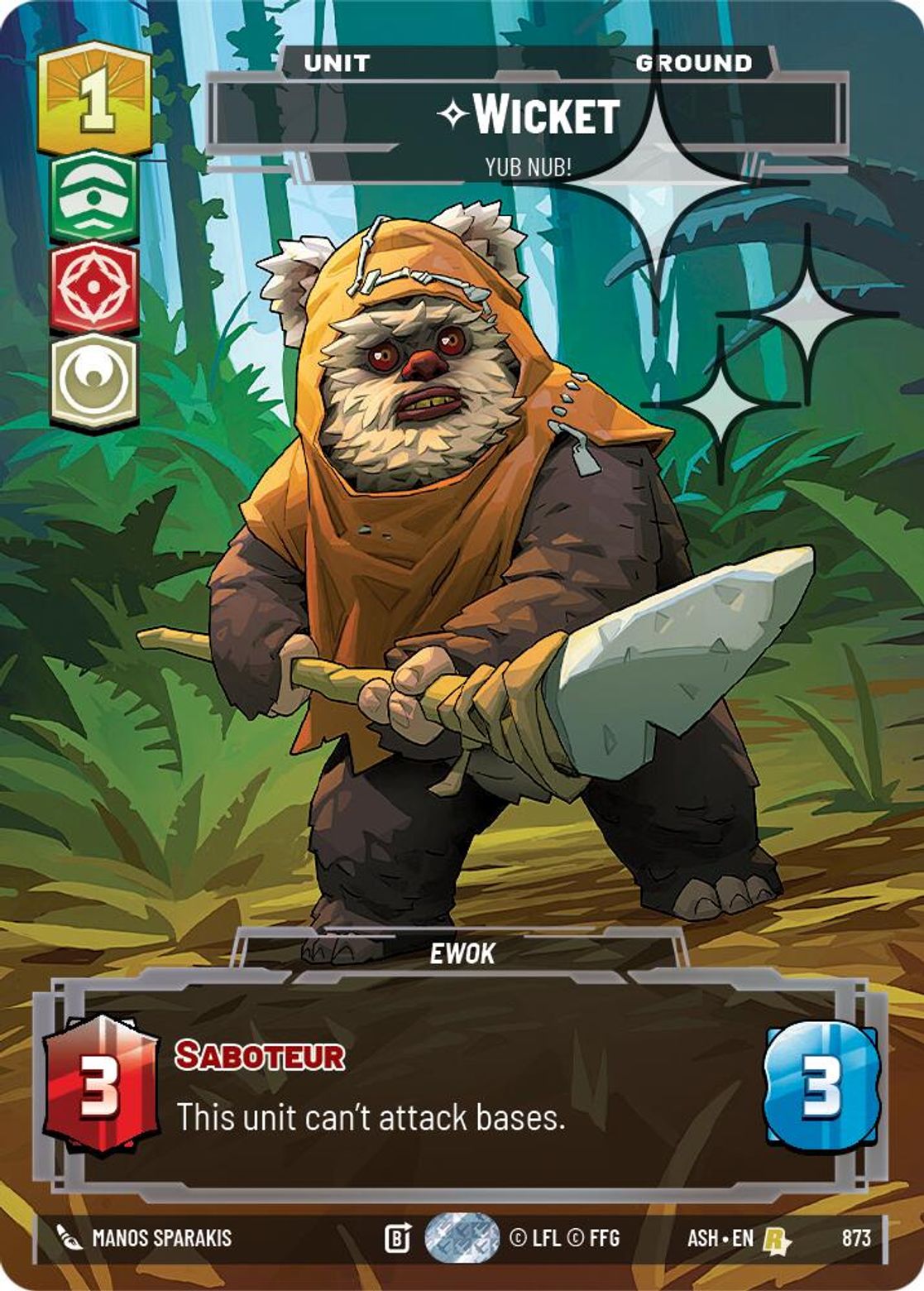 Wicket, Yub Nub! — Ashes of the Empire 873