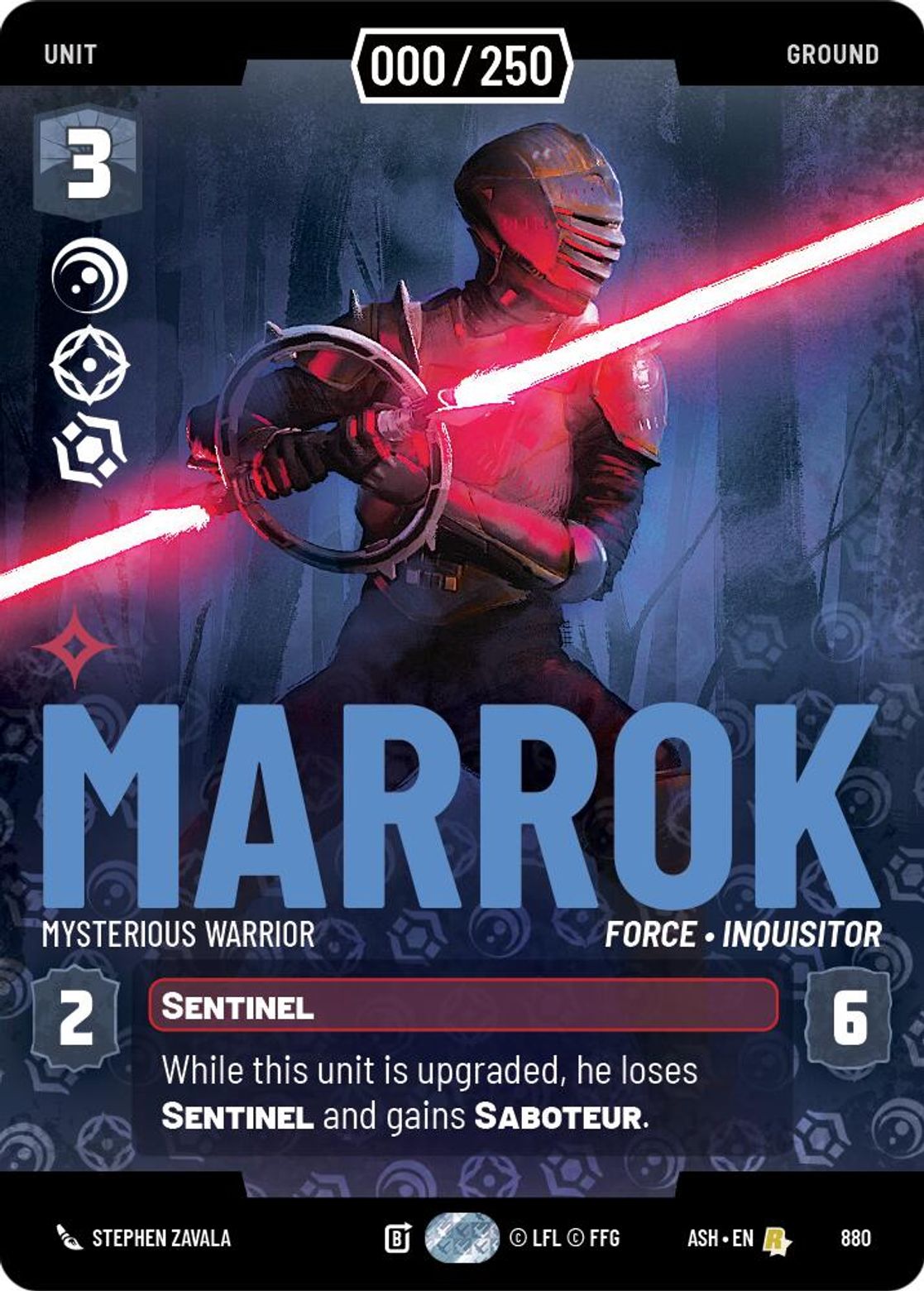 Marrok, Mysterious Warrior — Ashes of the Empire 880