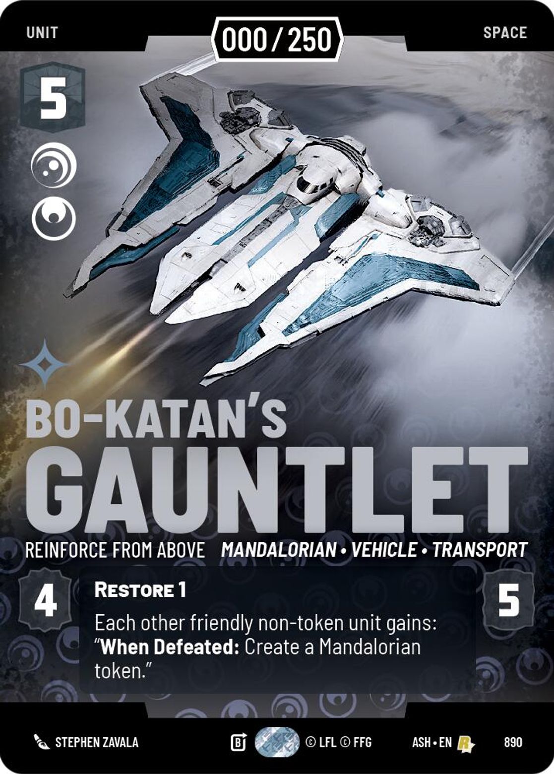 Bo-Katan's Gauntlet, Reinforce from Above — Ashes of the Empire 890
