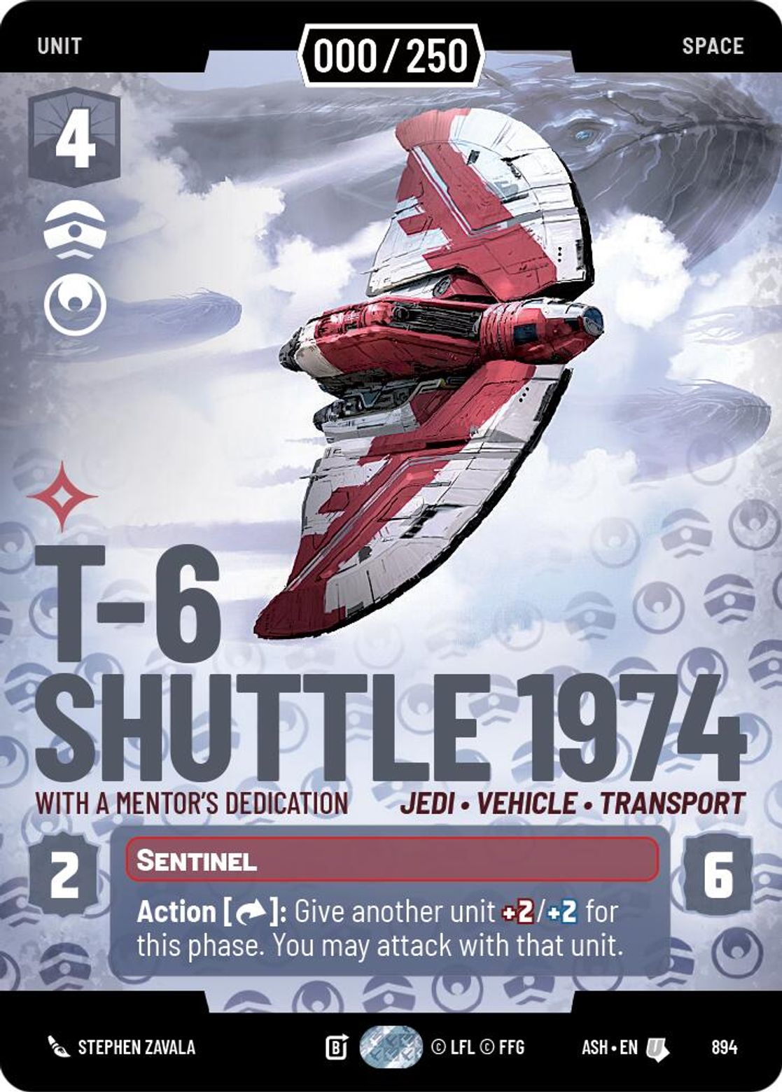 T-6 Shuttle 1974, With a Mentor's Dedication — Ashes of the Empire 894