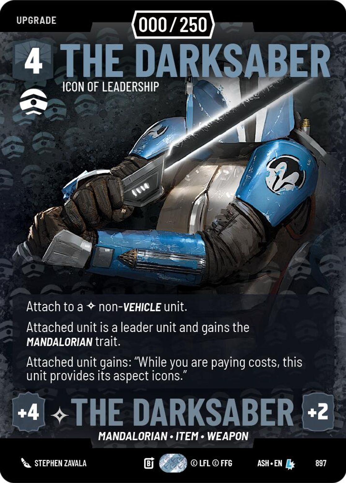The Darksaber, Icon of Leadership — Ashes of the Empire 897